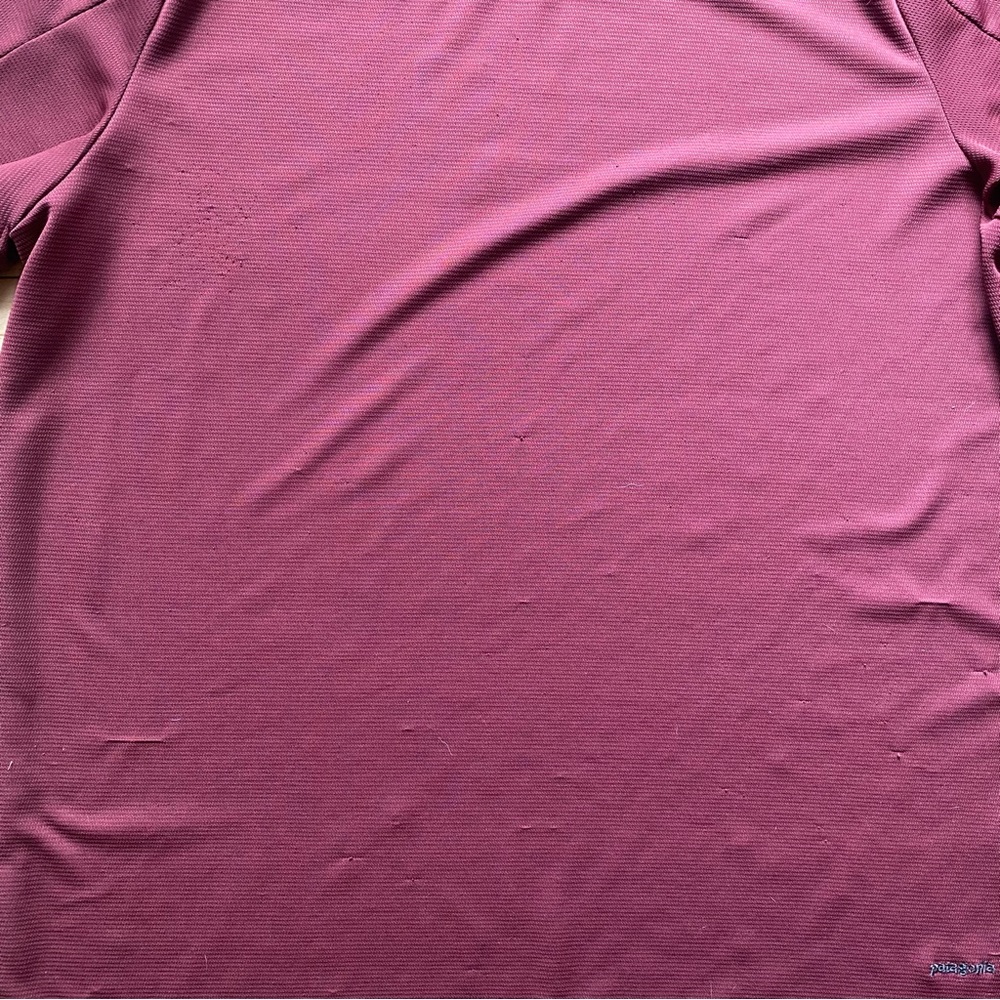 Patagonia Vintage Maroon Athleisure Tee - Picture 10 of 10